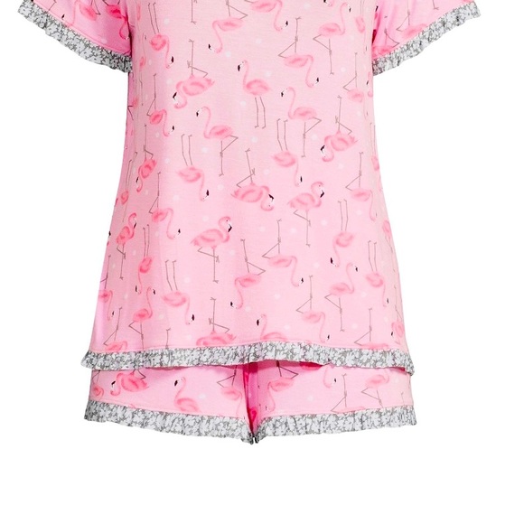 🦩🦩🦩NWT Sweet Dreams Flamingo Pajama set. - Picture 3 of 3